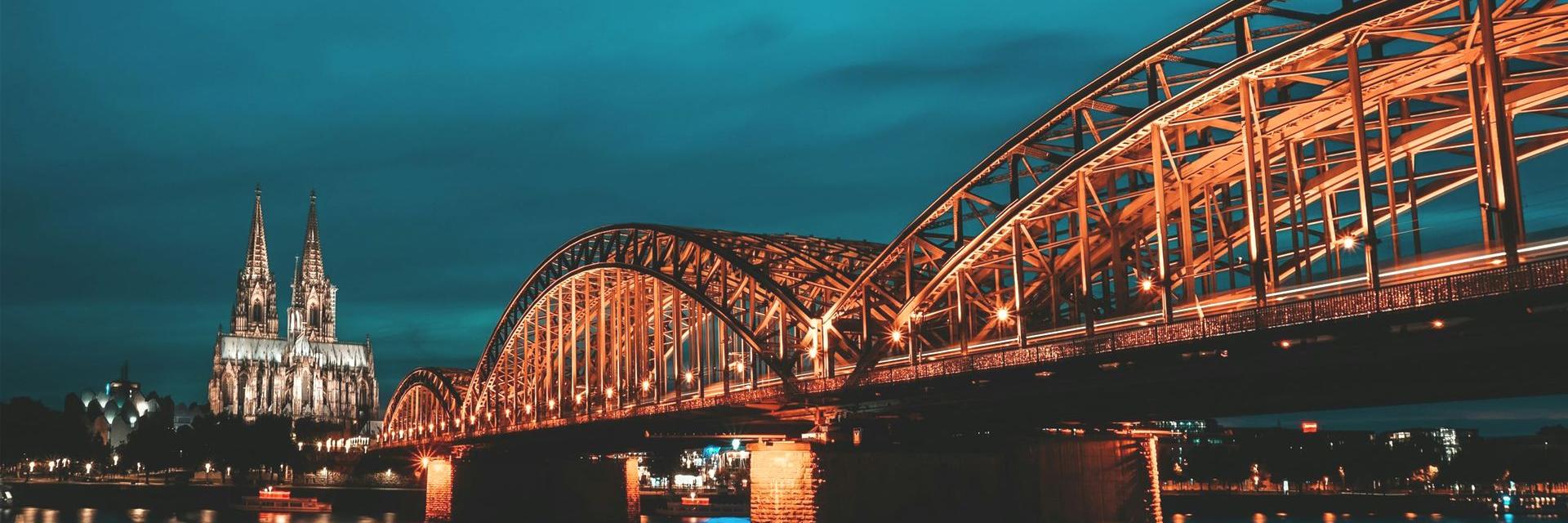 Blue hour at Cologne